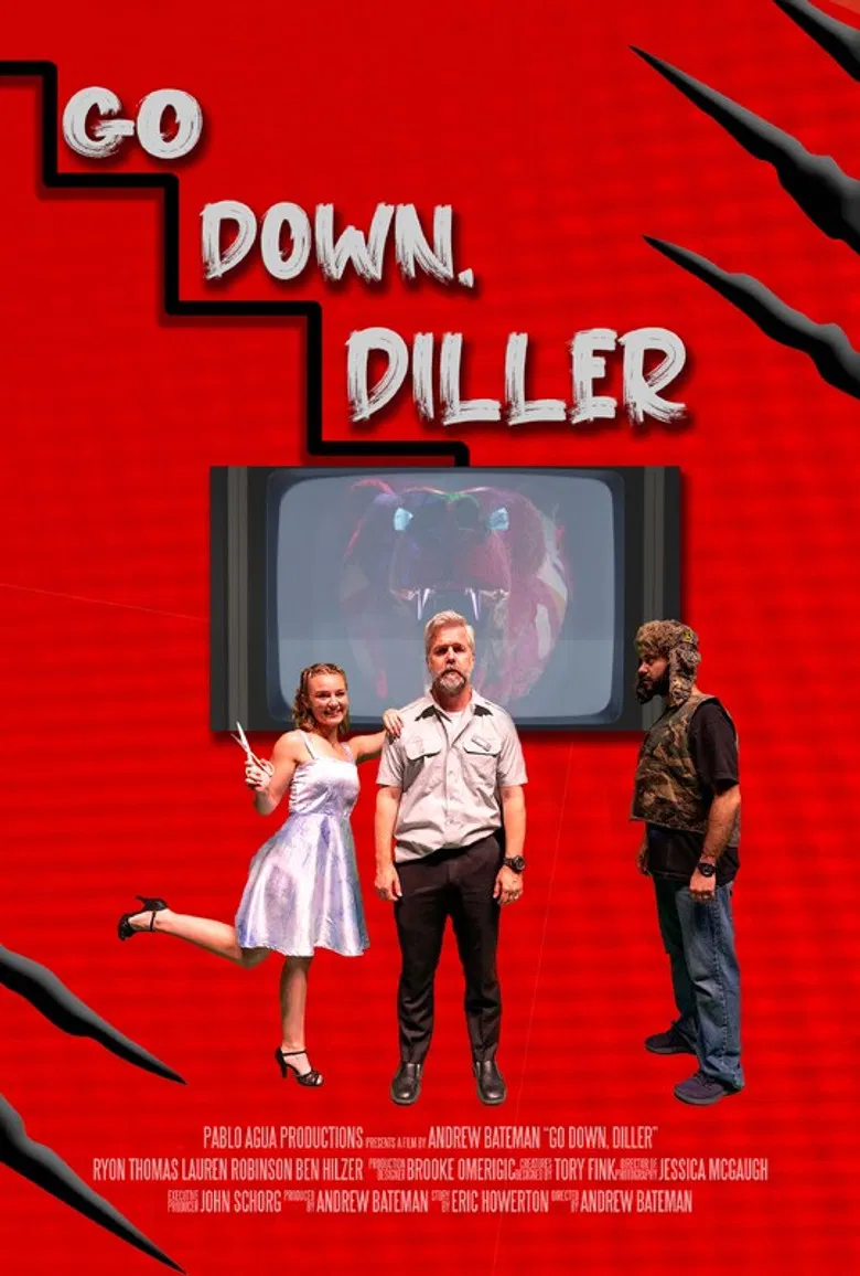 Go Down, Diller poster background