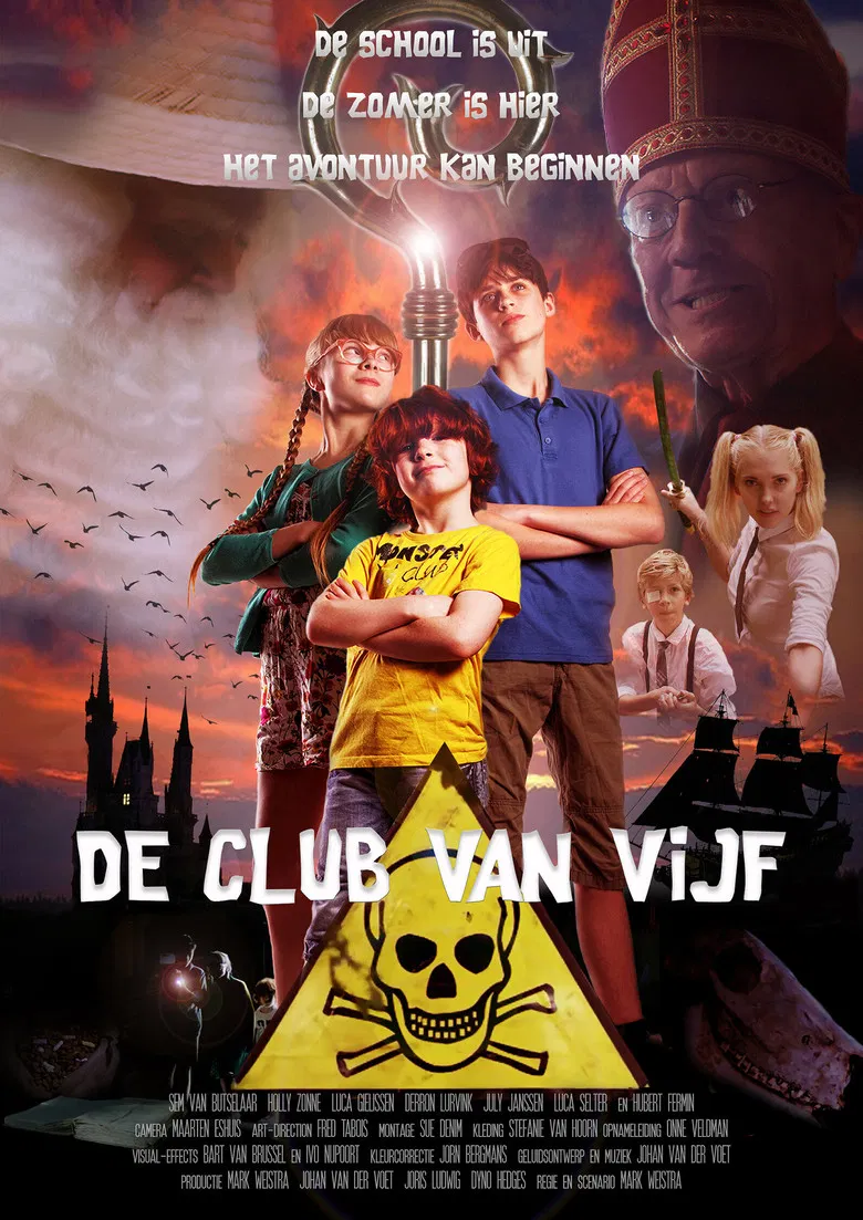 De Club van 5 poster background