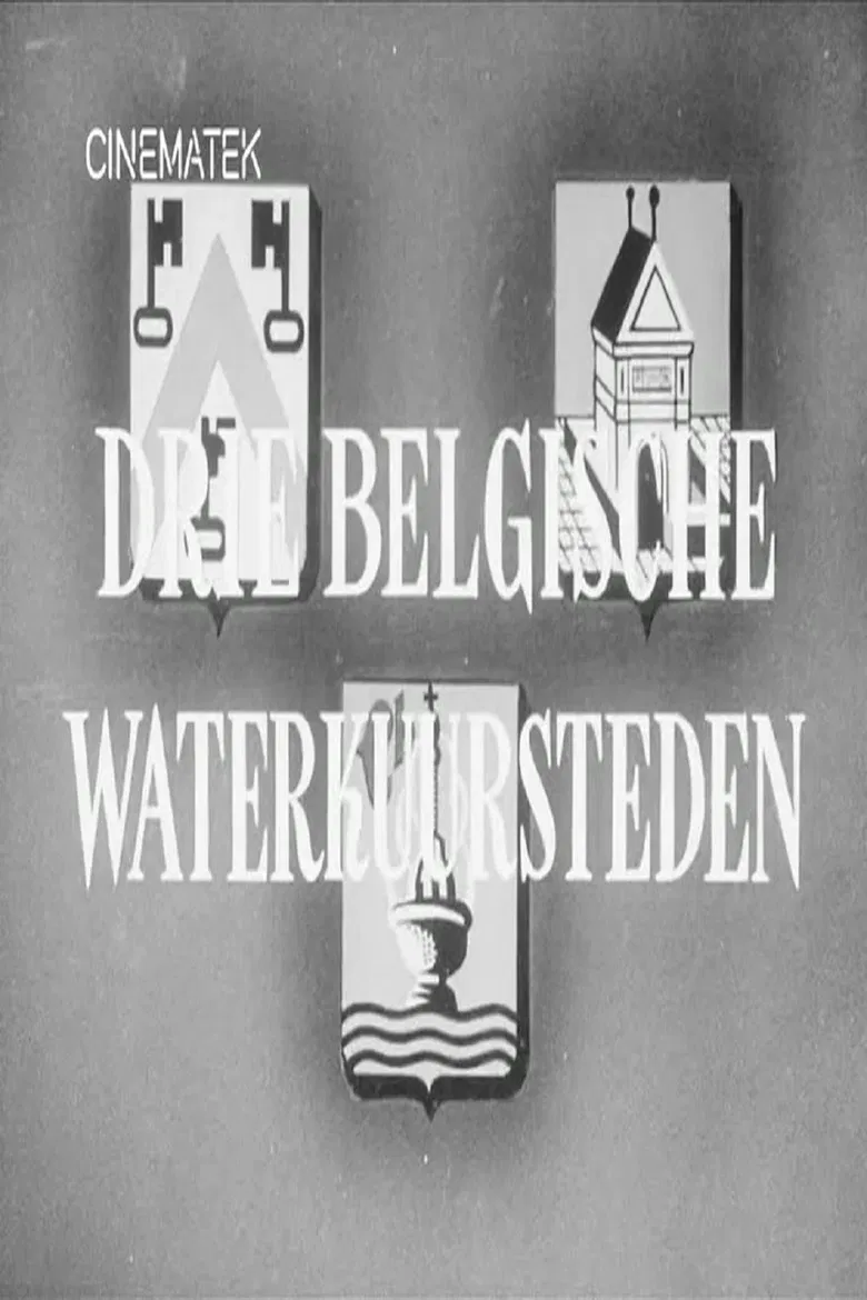 Drie Belgische Waterkuursteden poster background