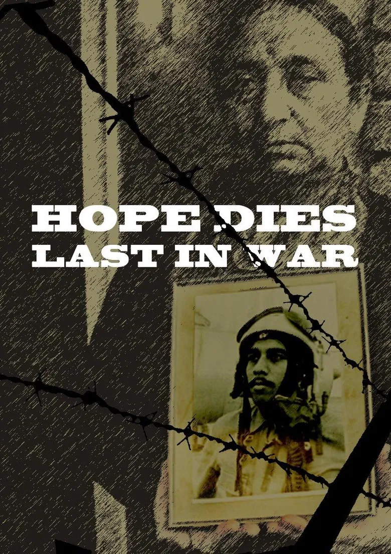 Hope Dies last in war poster background