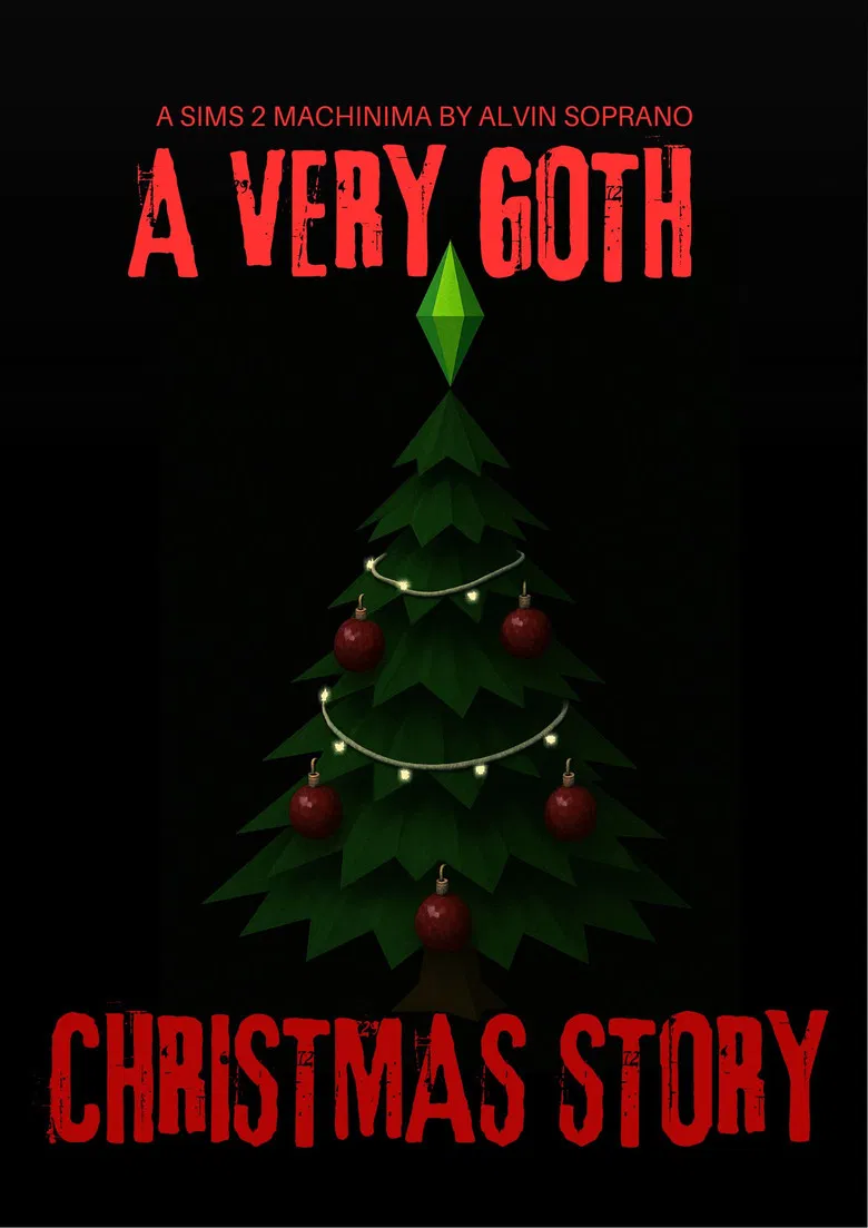 A Very Goth Christmas Story poster background