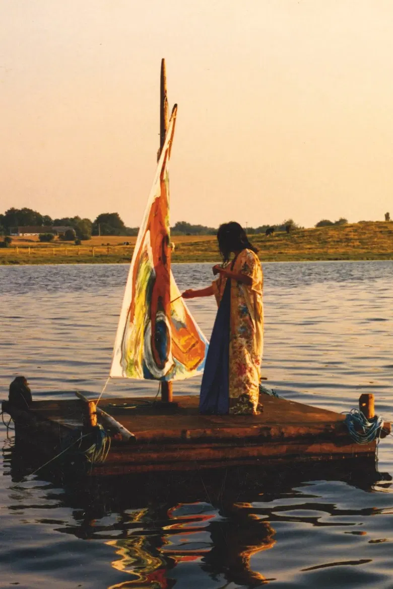 The Red Forest: An Oracle in Nine Illustrations poster background