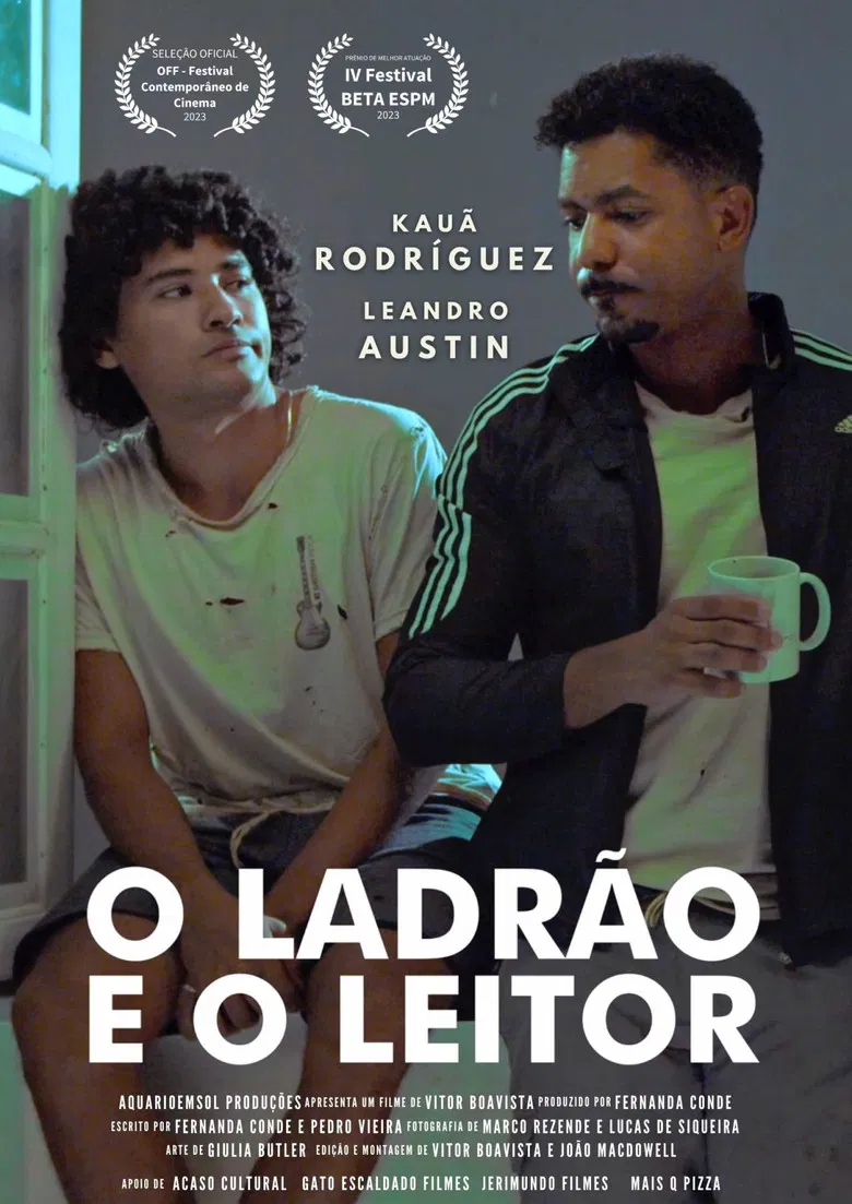 O Ladrão e o Leitor poster background
