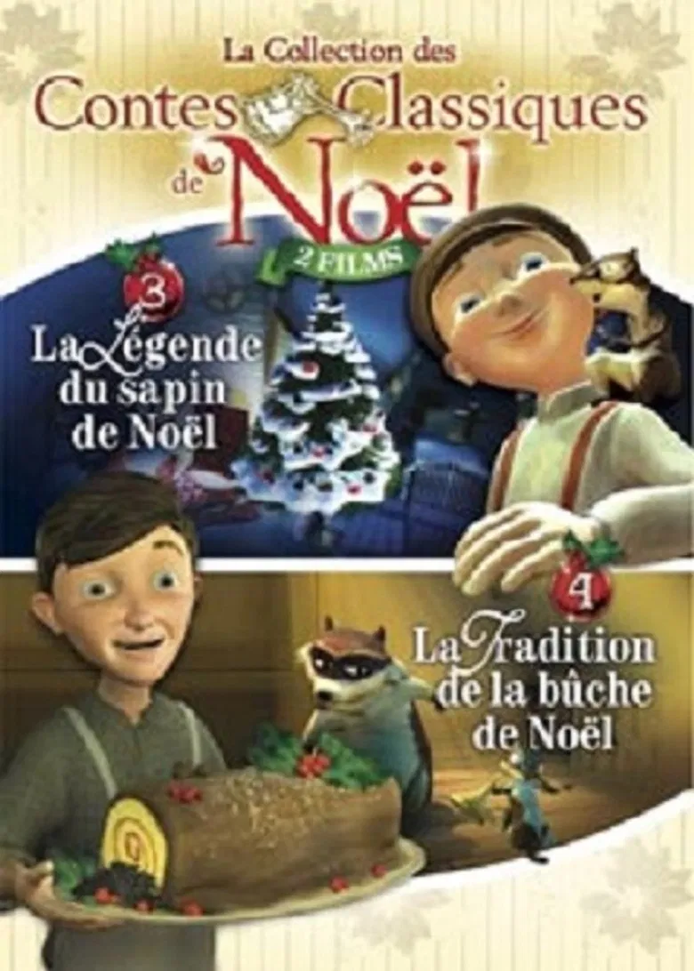 La légende du sapin de Noël poster background