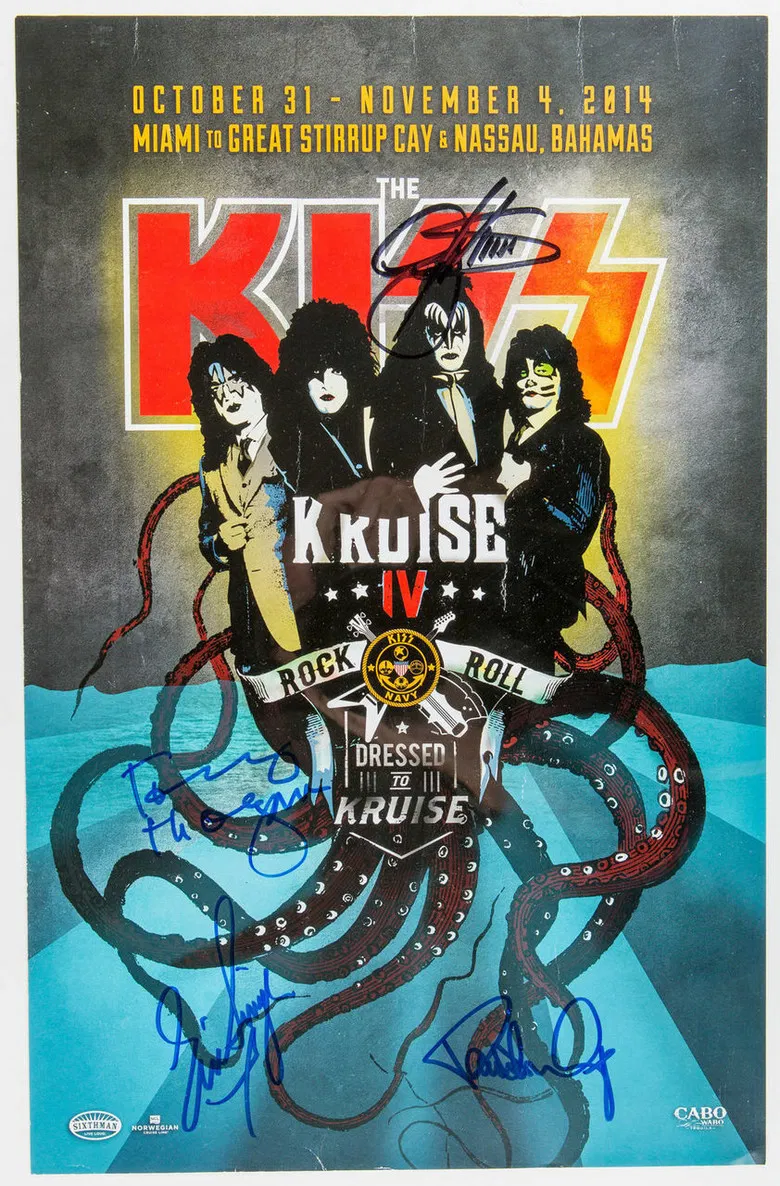KISS Kruise IV poster background
