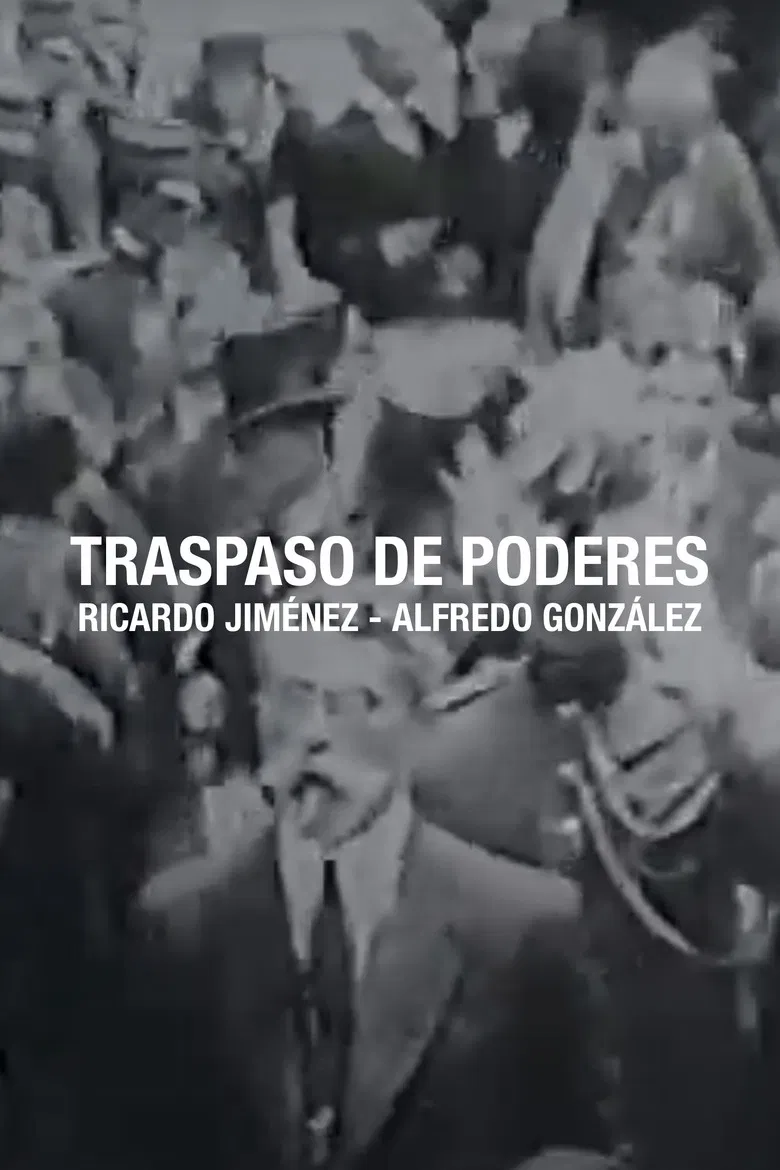 Traspaso de poderes Ricardo Jiménez - Alfredo González Flores poster background