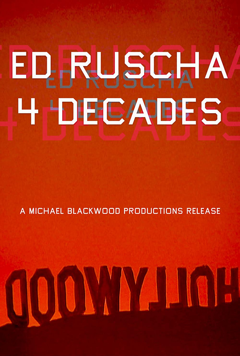 Ed Ruscha: 4 Decades poster background