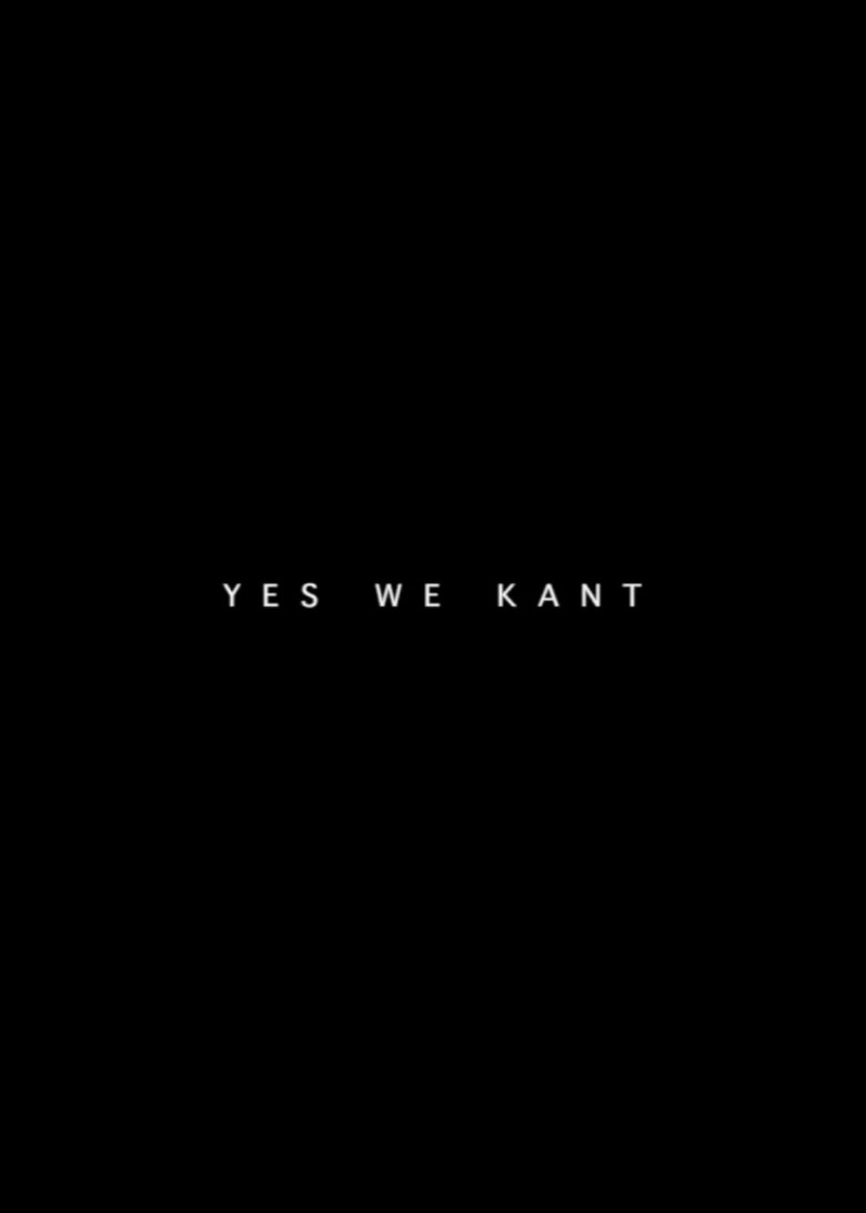 Yes We Kant poster background