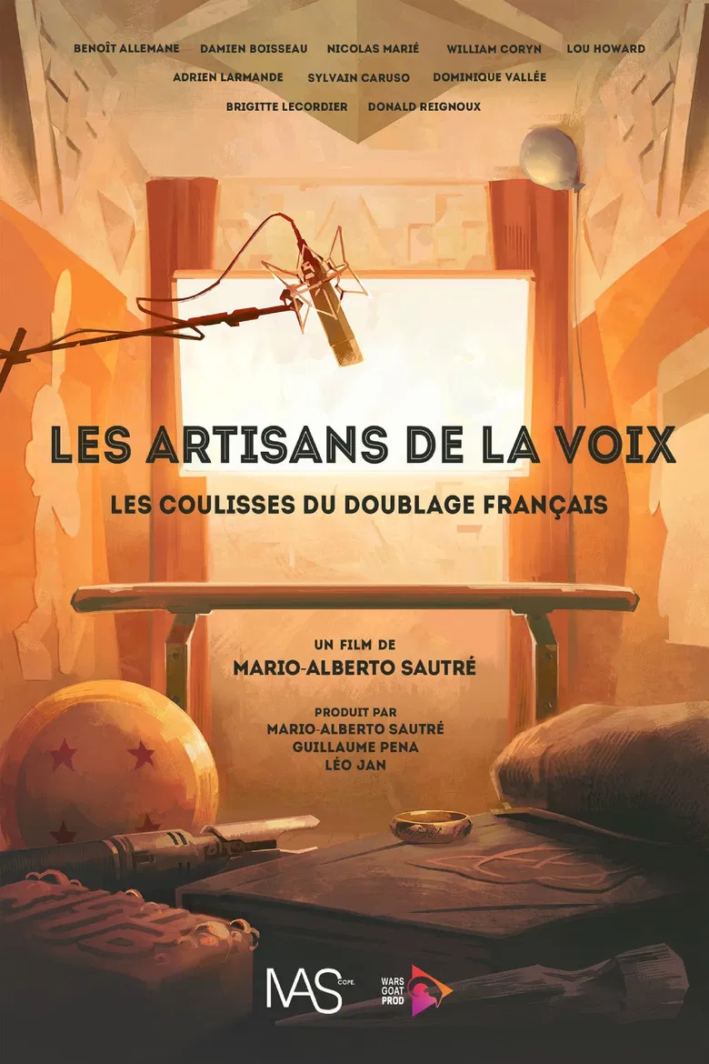 Les artisans de la voix : Les coulisses du doublage français poster background