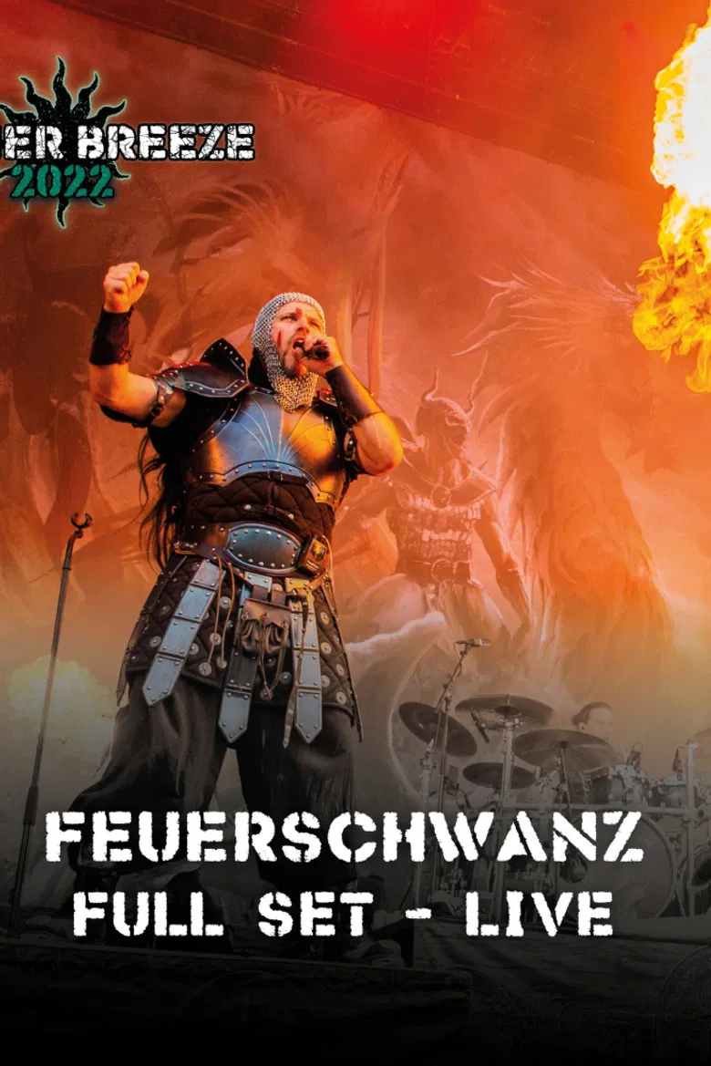 Feuerschwanz - Live Open air Summer Breeze 2022 poster background