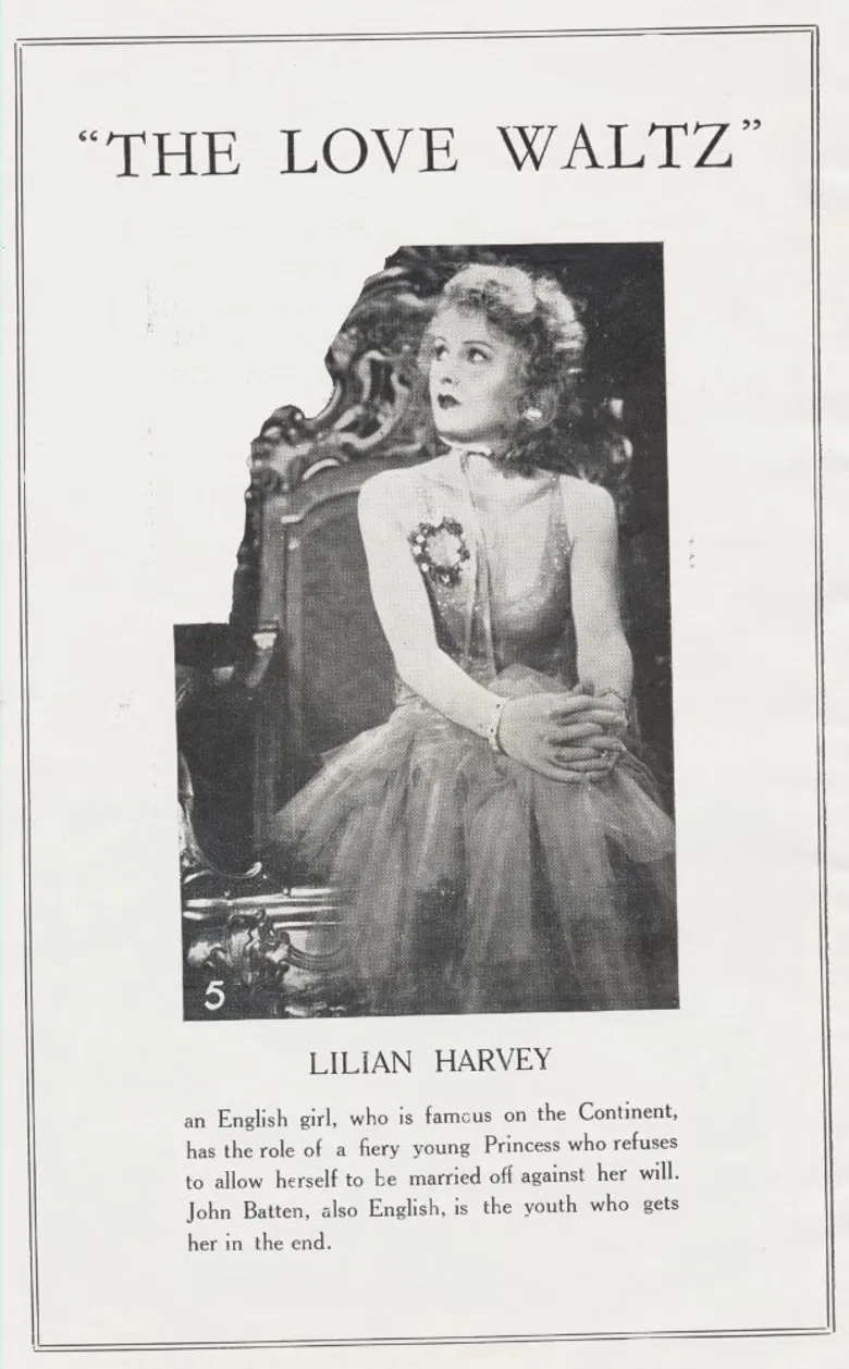 The Love Waltz poster background