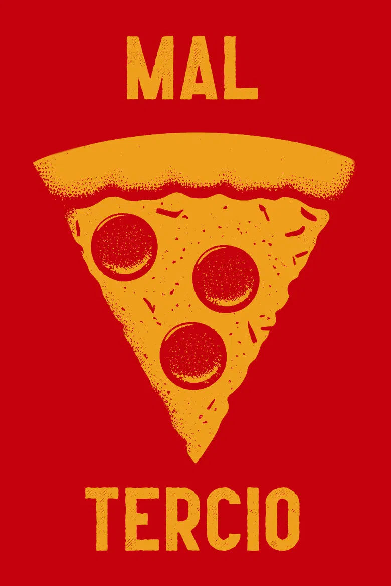 A Pizza for Three poster background
