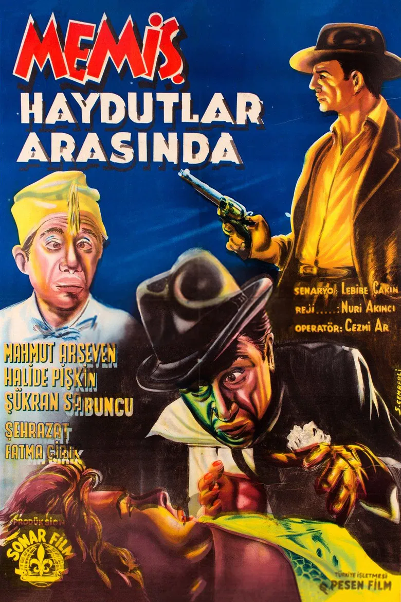 Memiş Haydutlar Arasında poster background