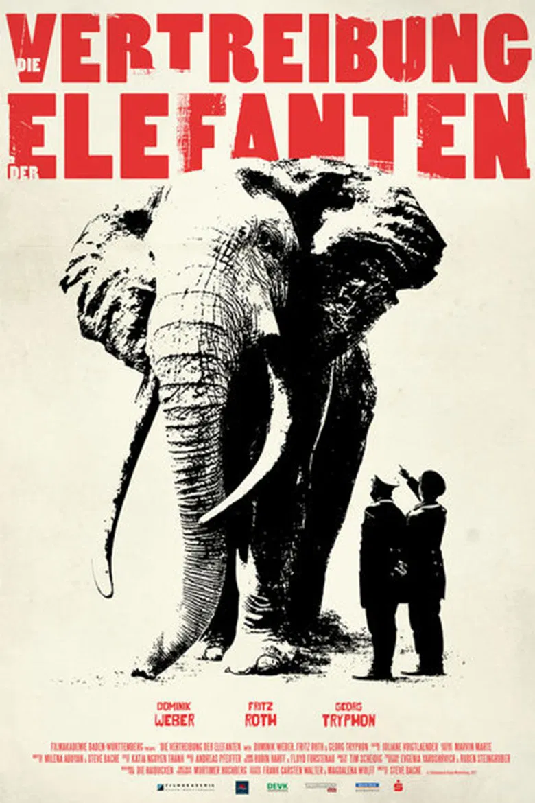 The expulsion of the elephants poster background