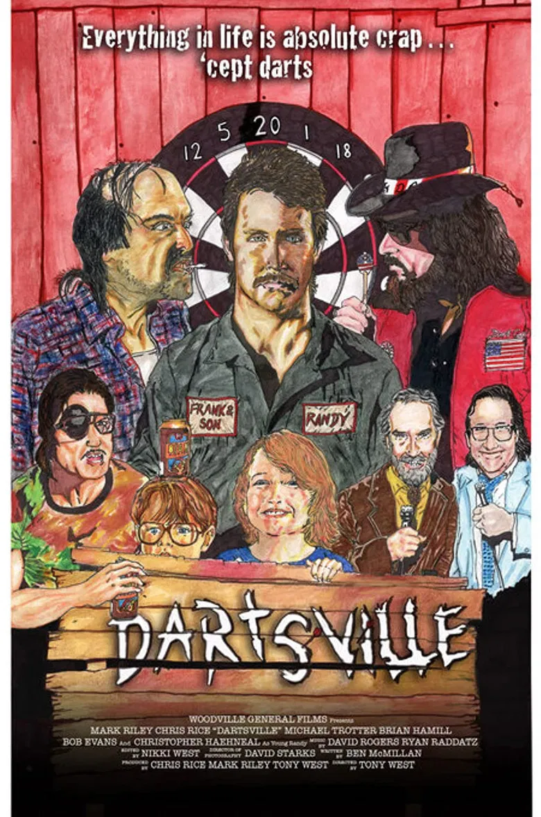 Dartsville poster background