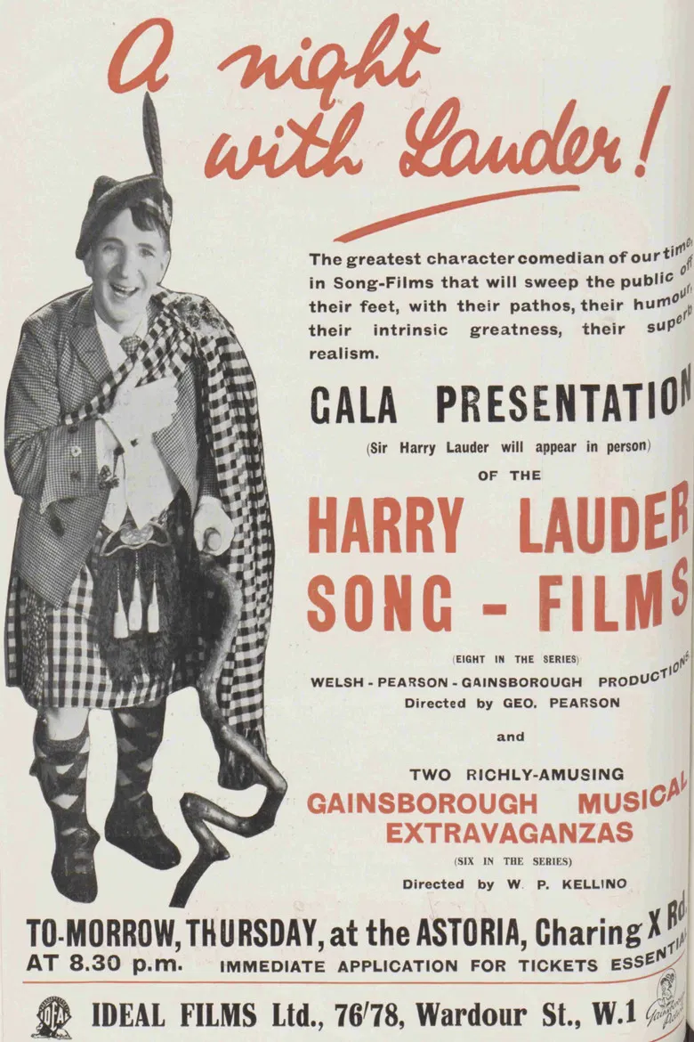 Harry Lauder Songs poster background