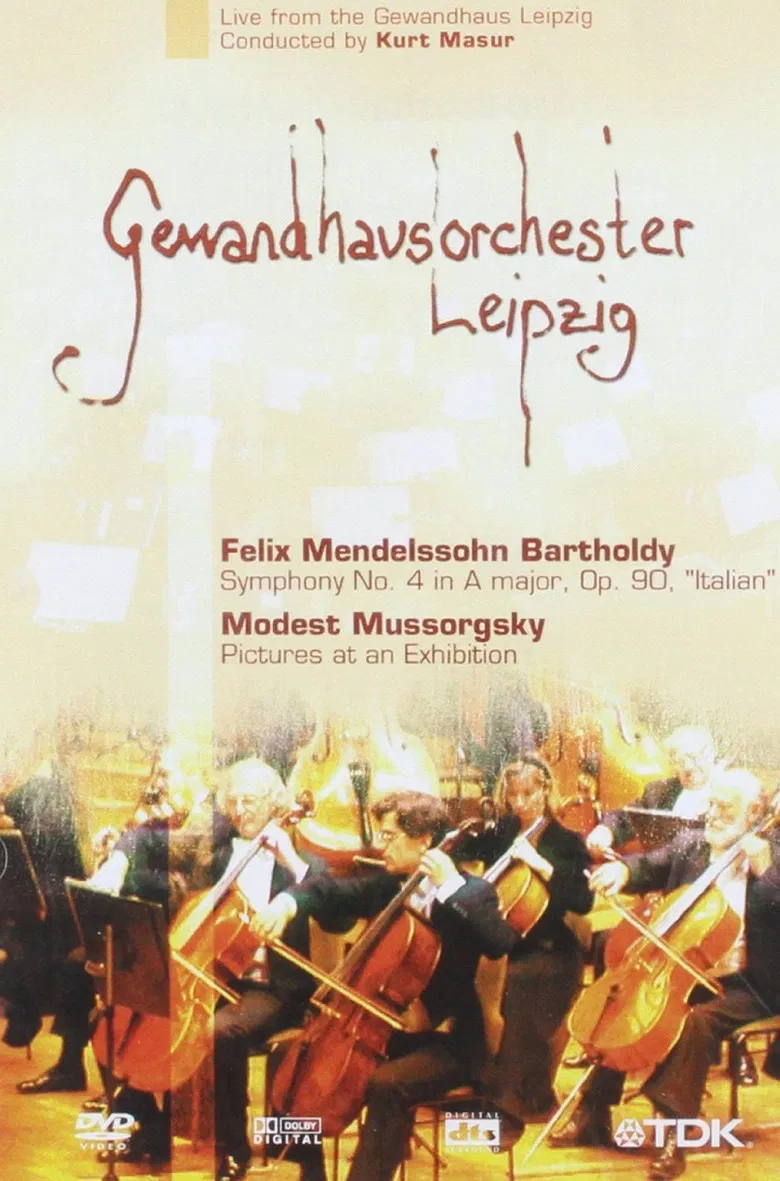 Gewandhausorchester Leipzig: Mendelssohn/Mussorgsky (Masur) poster background