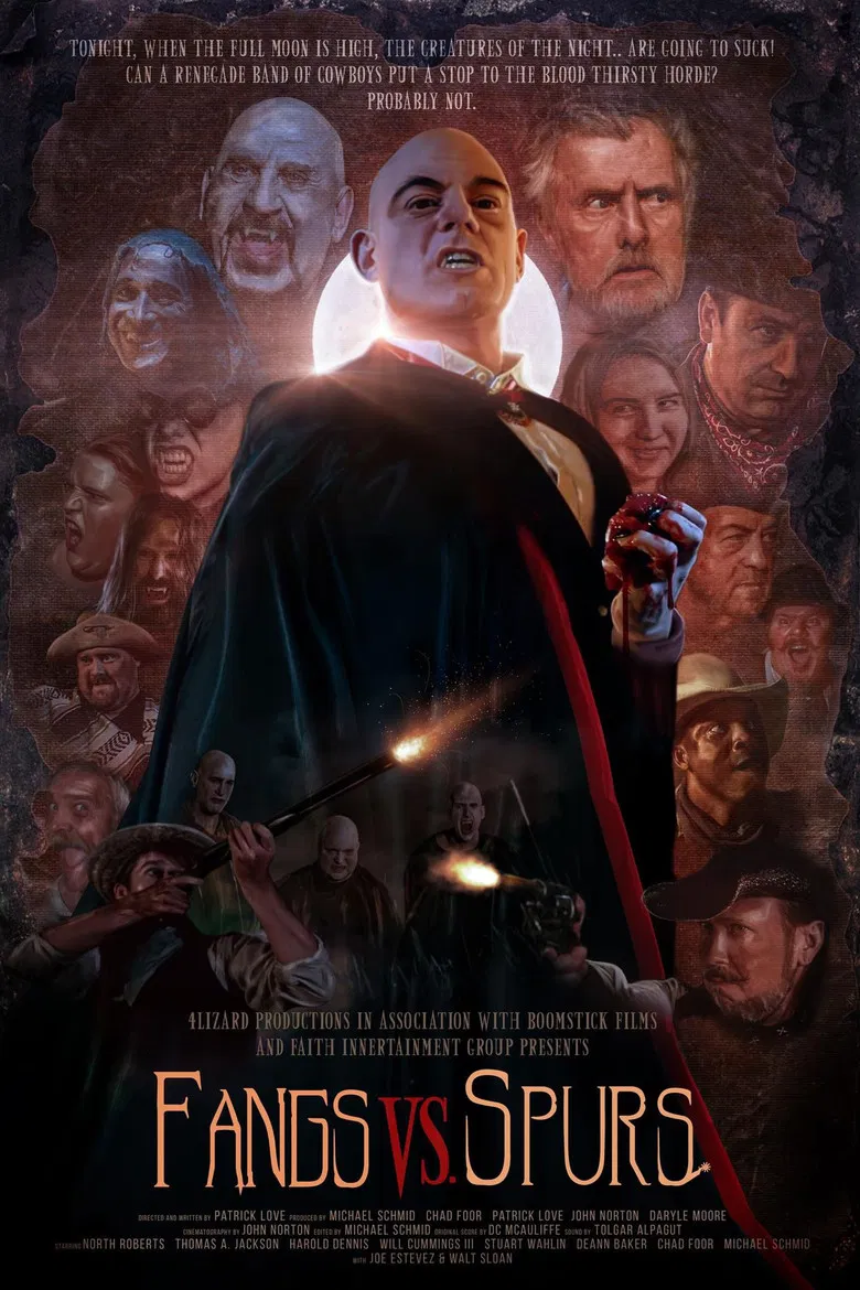 Fangs Vs Spurs poster background