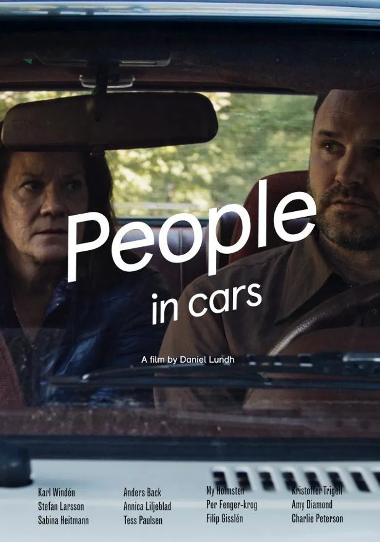 People in Cars poster background