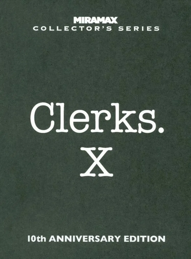 'Clerks' 10th Anniversary Q&A poster background