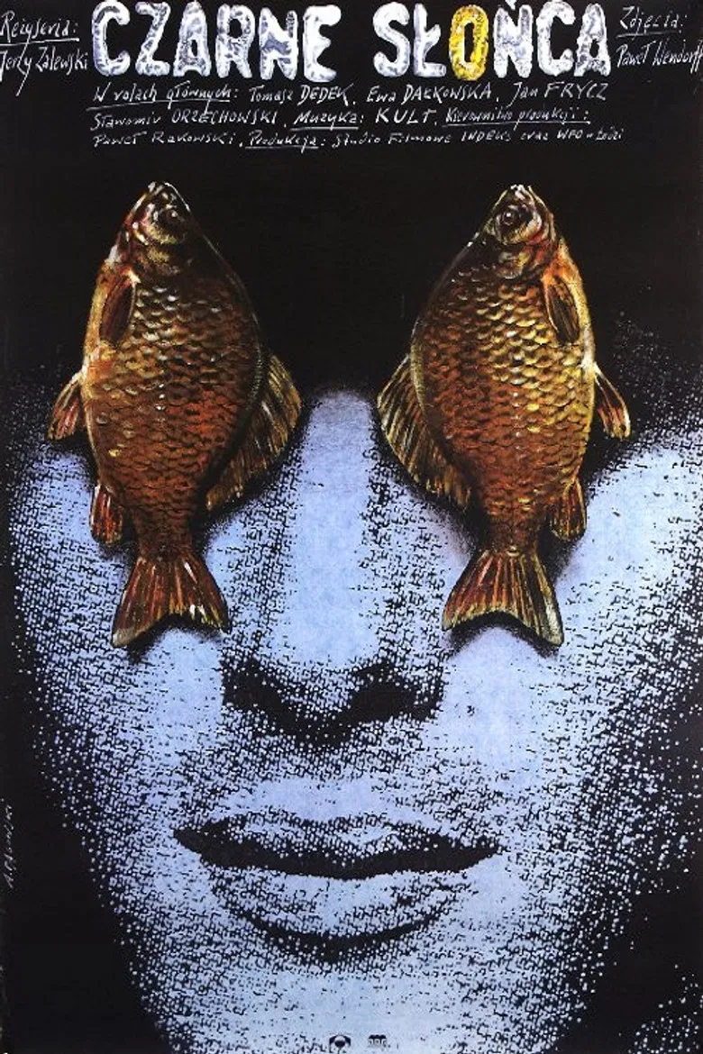 Czarne słońca poster background