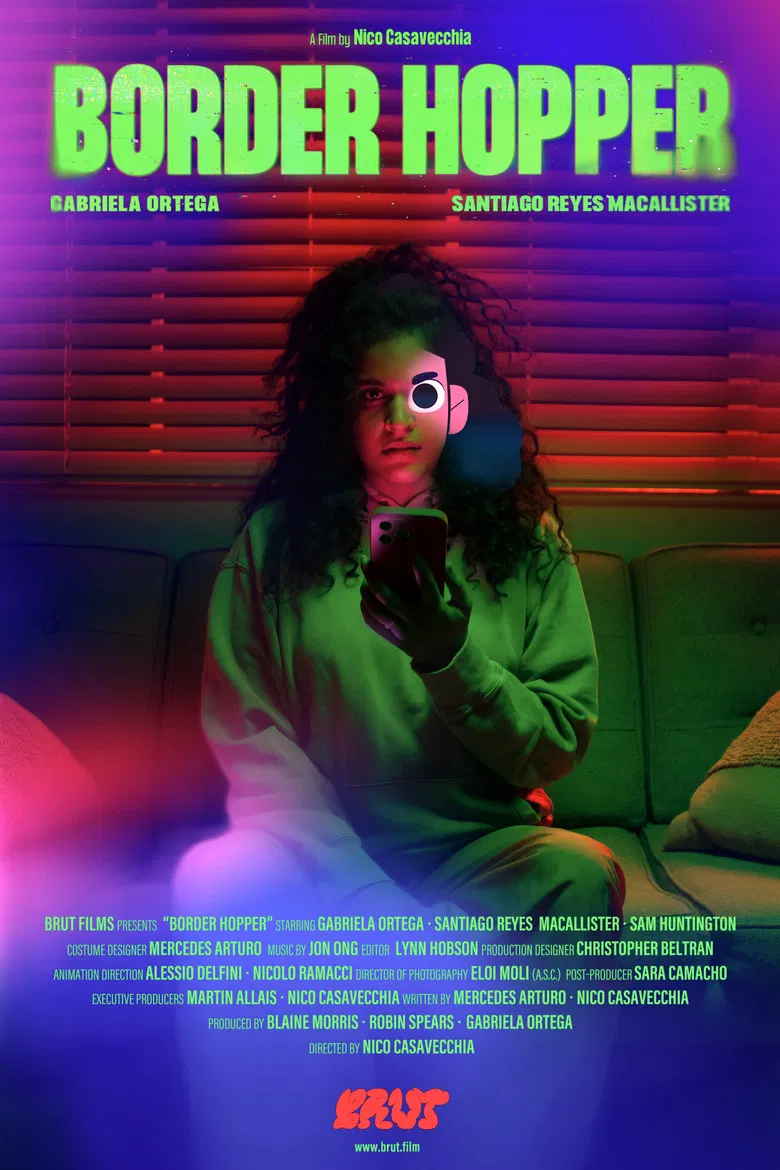 Border Hopper poster background