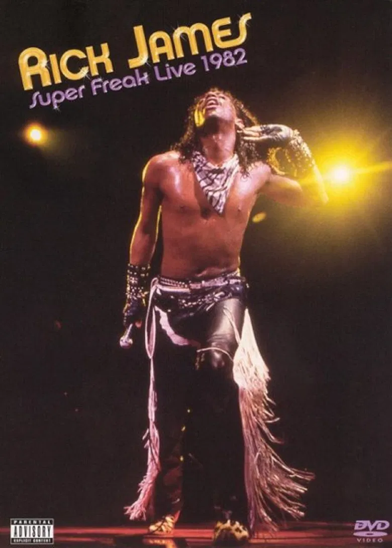 Rick James: Super Freak Live 1982 poster background