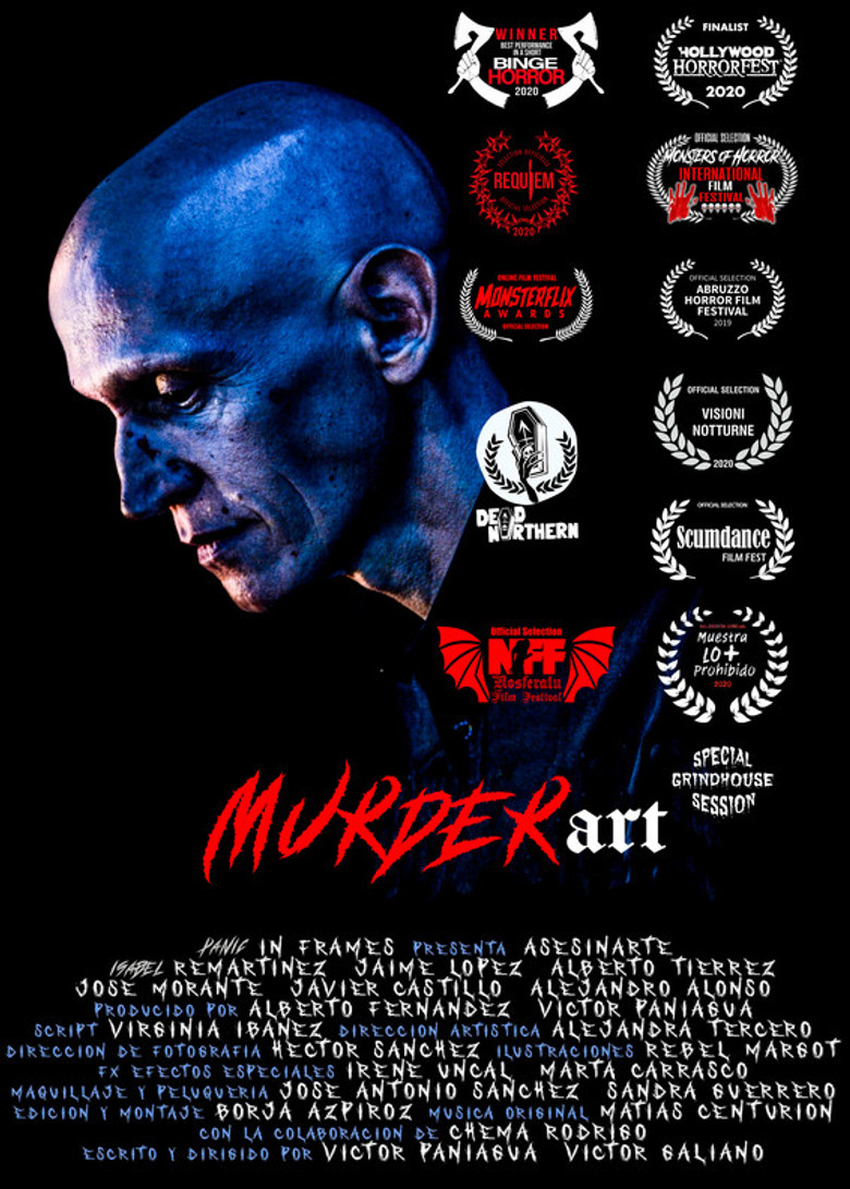 Murderart poster background