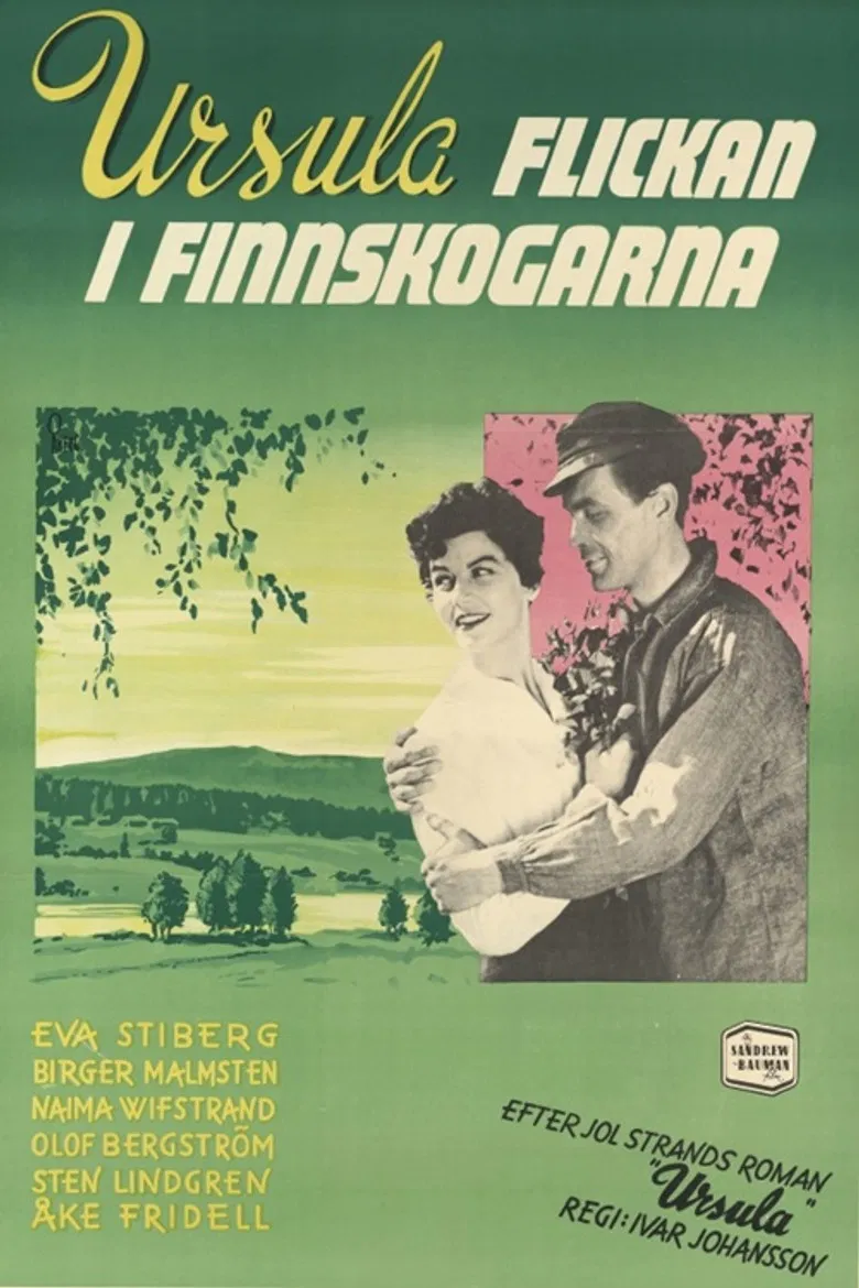 Ursula - Flickan i Finnskogarna poster background
