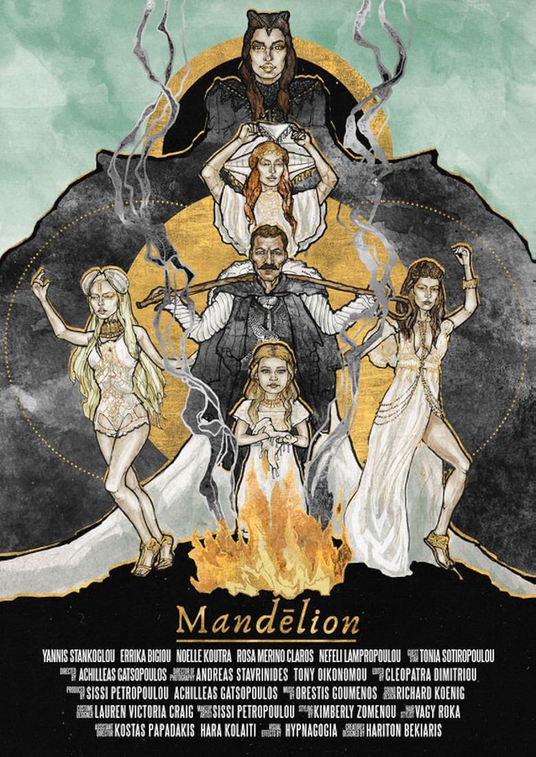 Mandelion poster background