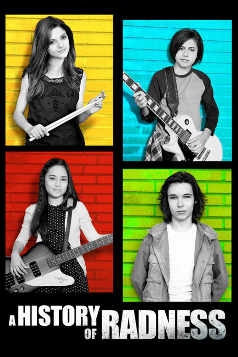 A History of Radness poster background