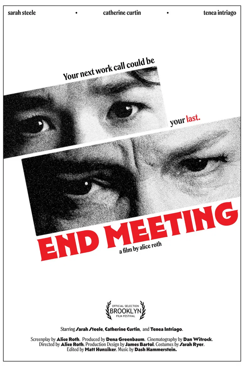 End Meeting poster background