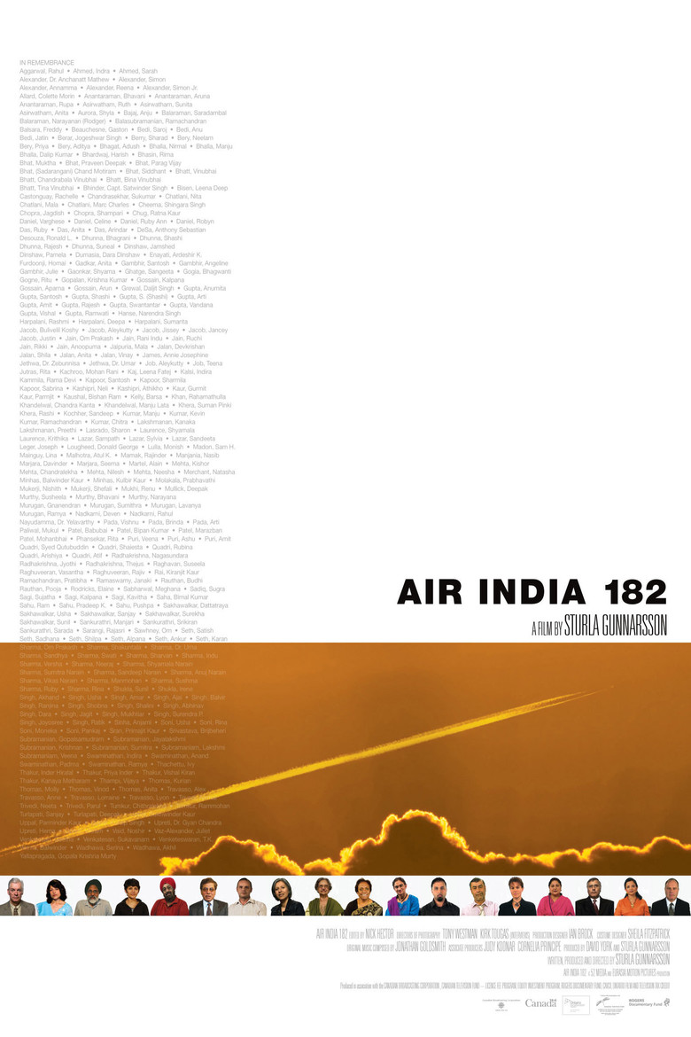 Air India 182 poster background