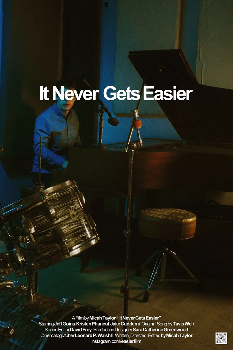It Never Gets Easier poster background