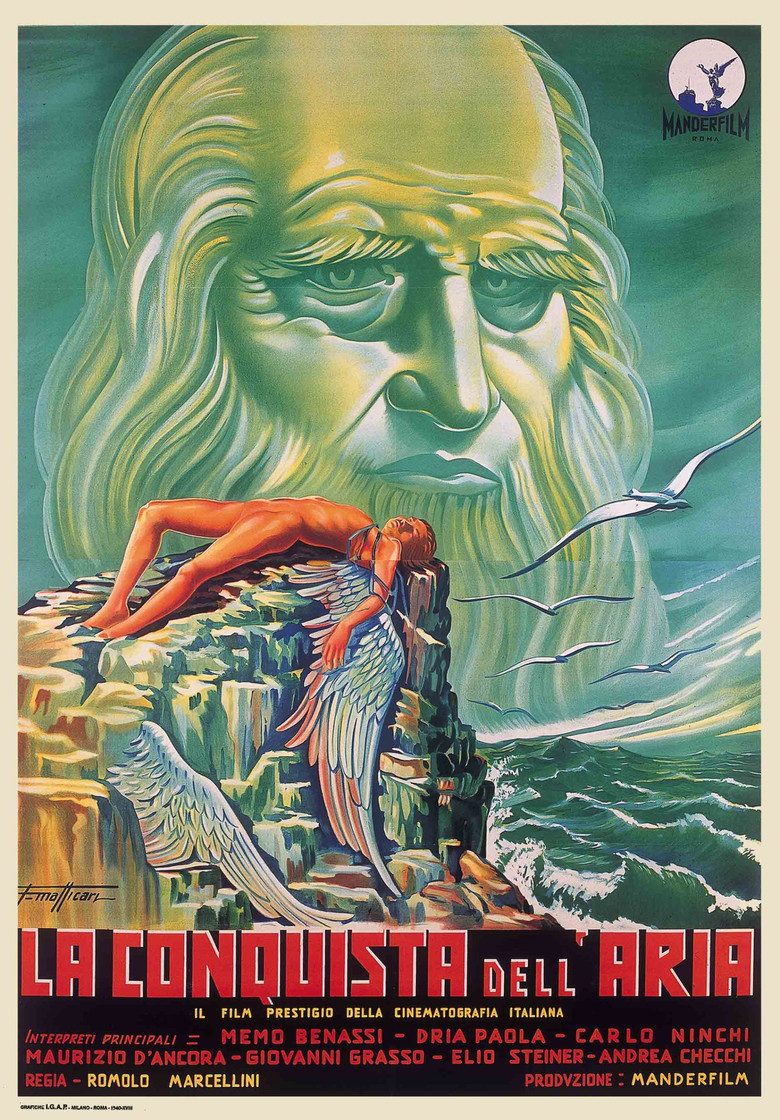 The Conquest of the Air poster background