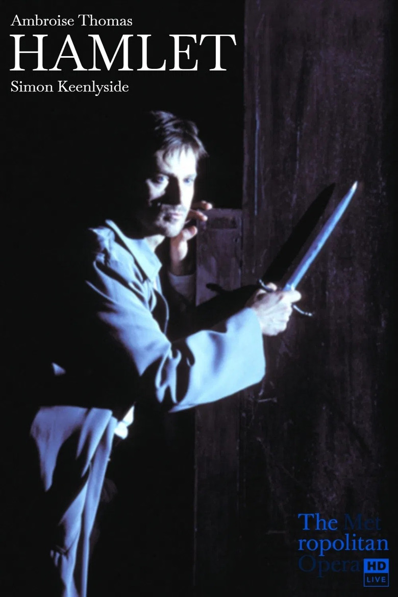 The Metropolitan Opera: Hamlet poster background