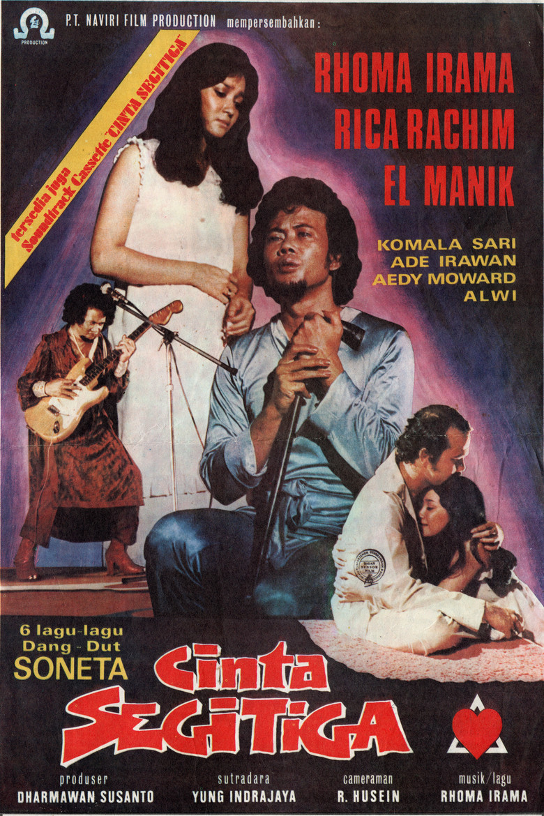 Cinta Segi Tiga poster background