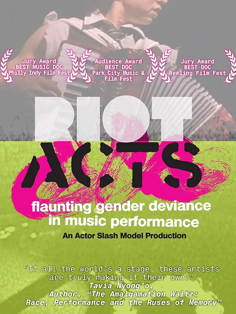Riot Acts: Flaunting Gender Deviance in Music Performance poster background