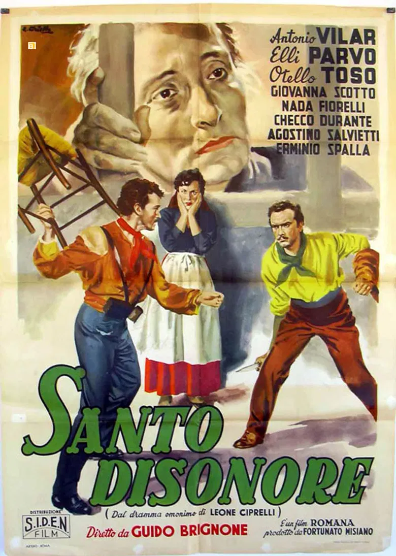 Santo disonore poster background