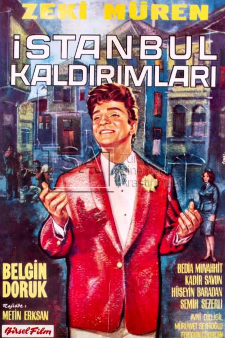 İstanbul Kaldırımları poster background