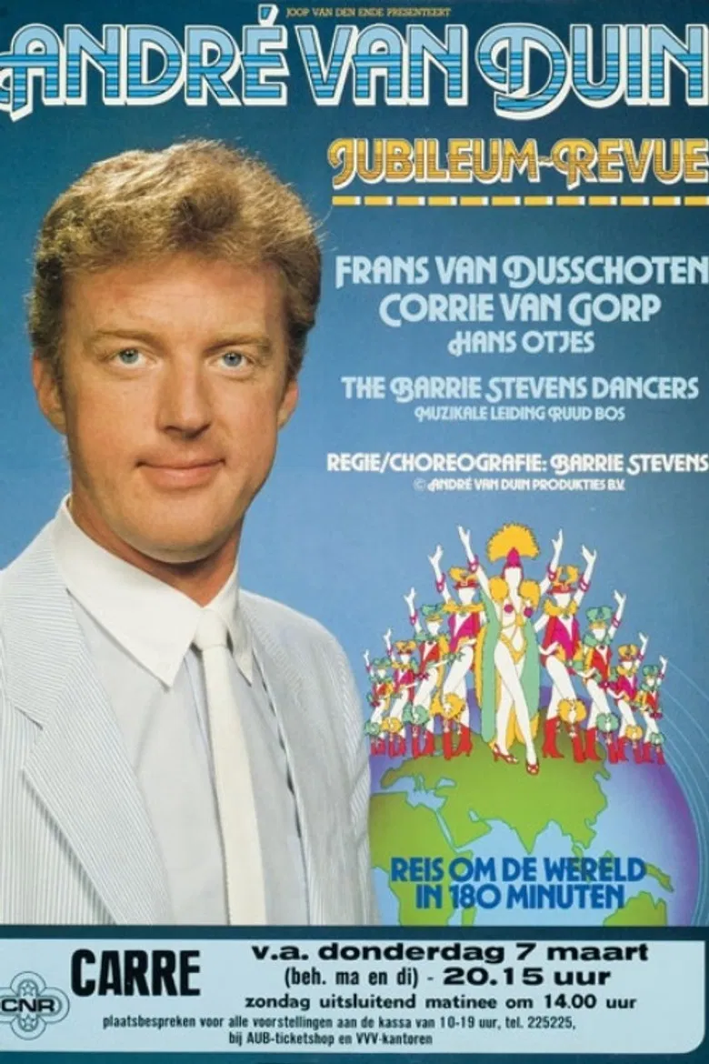 André Van Duin revue - Een reis om de wereld in 180 minuten (20 jaar André) poster background