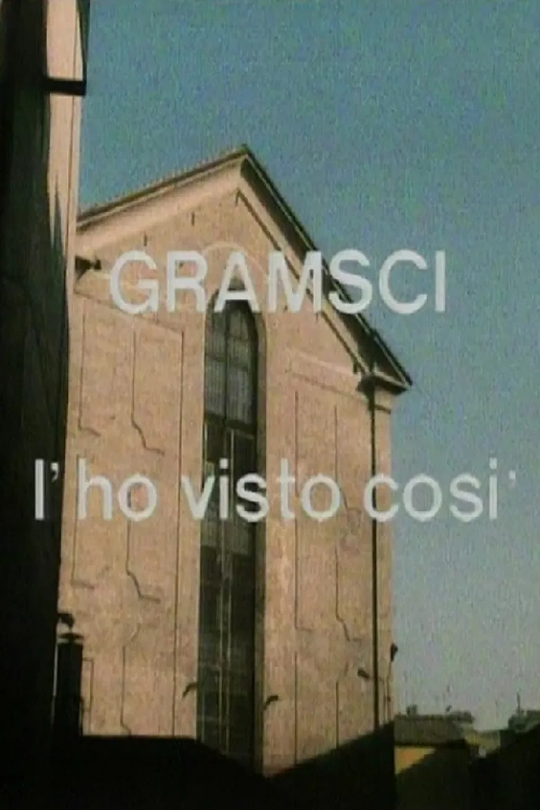 Gramsci l'ho visto così poster background