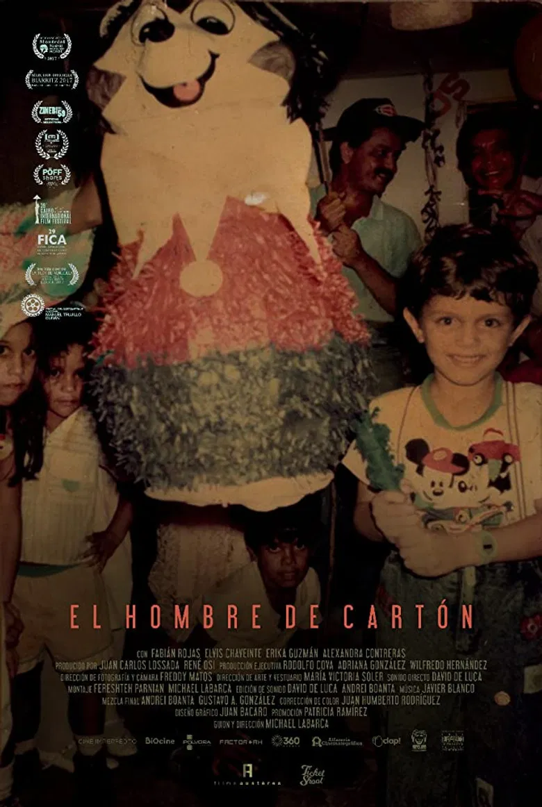 The Cardboard Man poster background