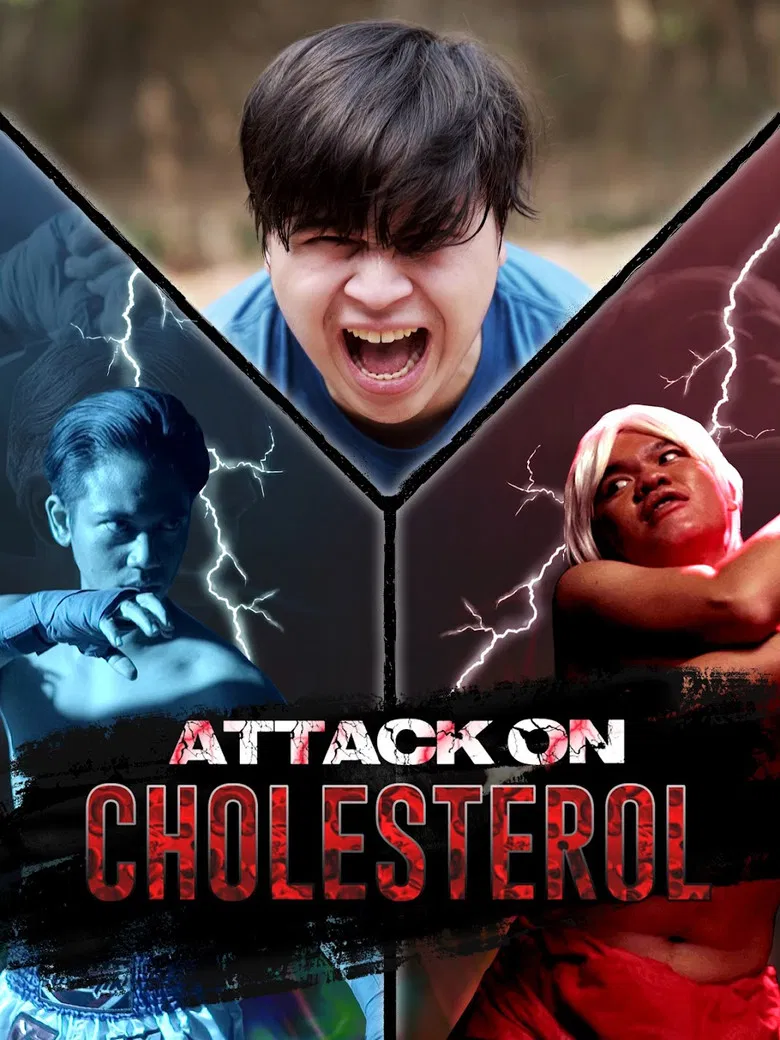 Attack On Cholesterol poster background