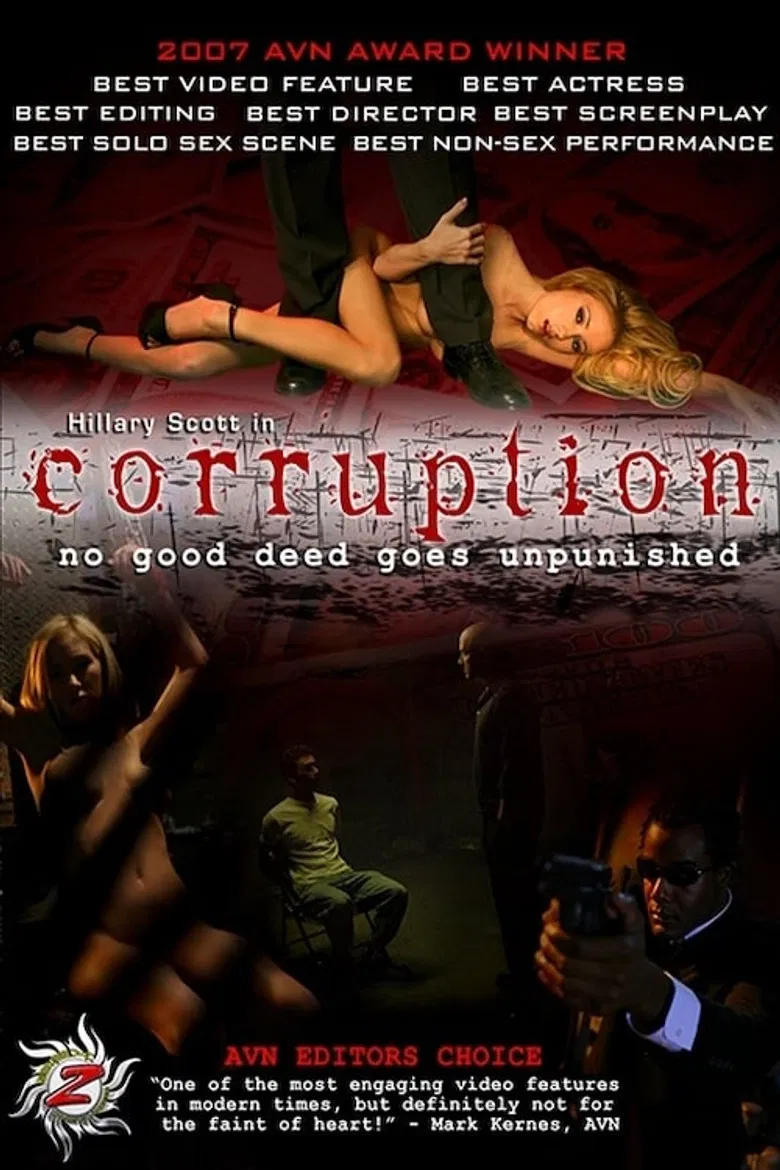 Corruption poster background