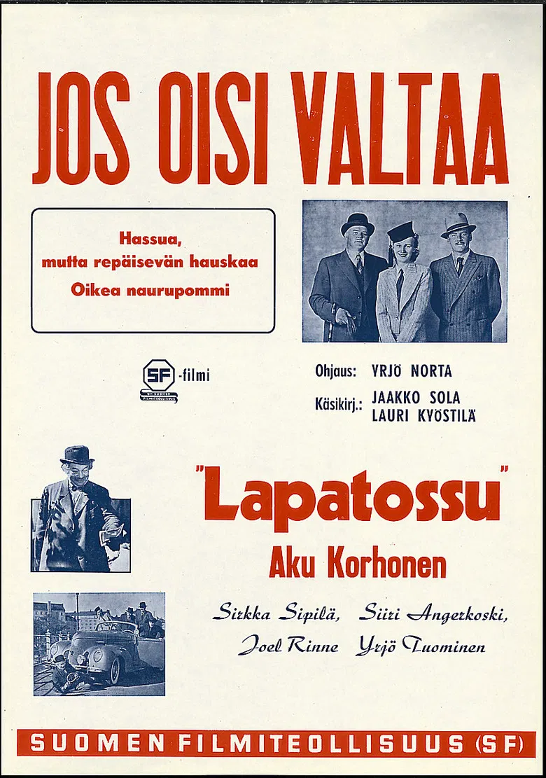 Jos oisi valtaa… poster background