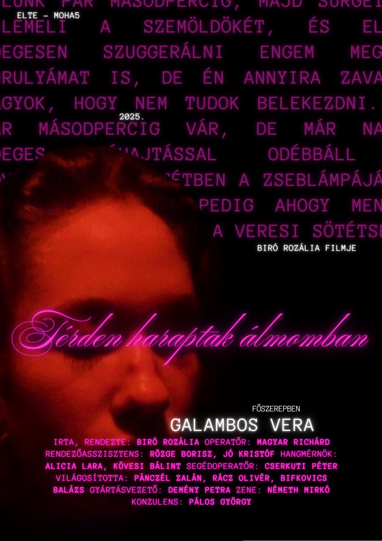 Térden haraptak álmomban poster background