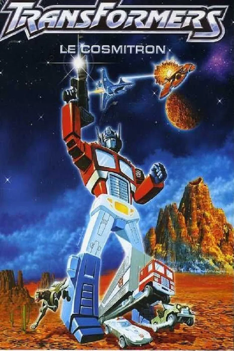 Transformers - Le cosmitron poster background