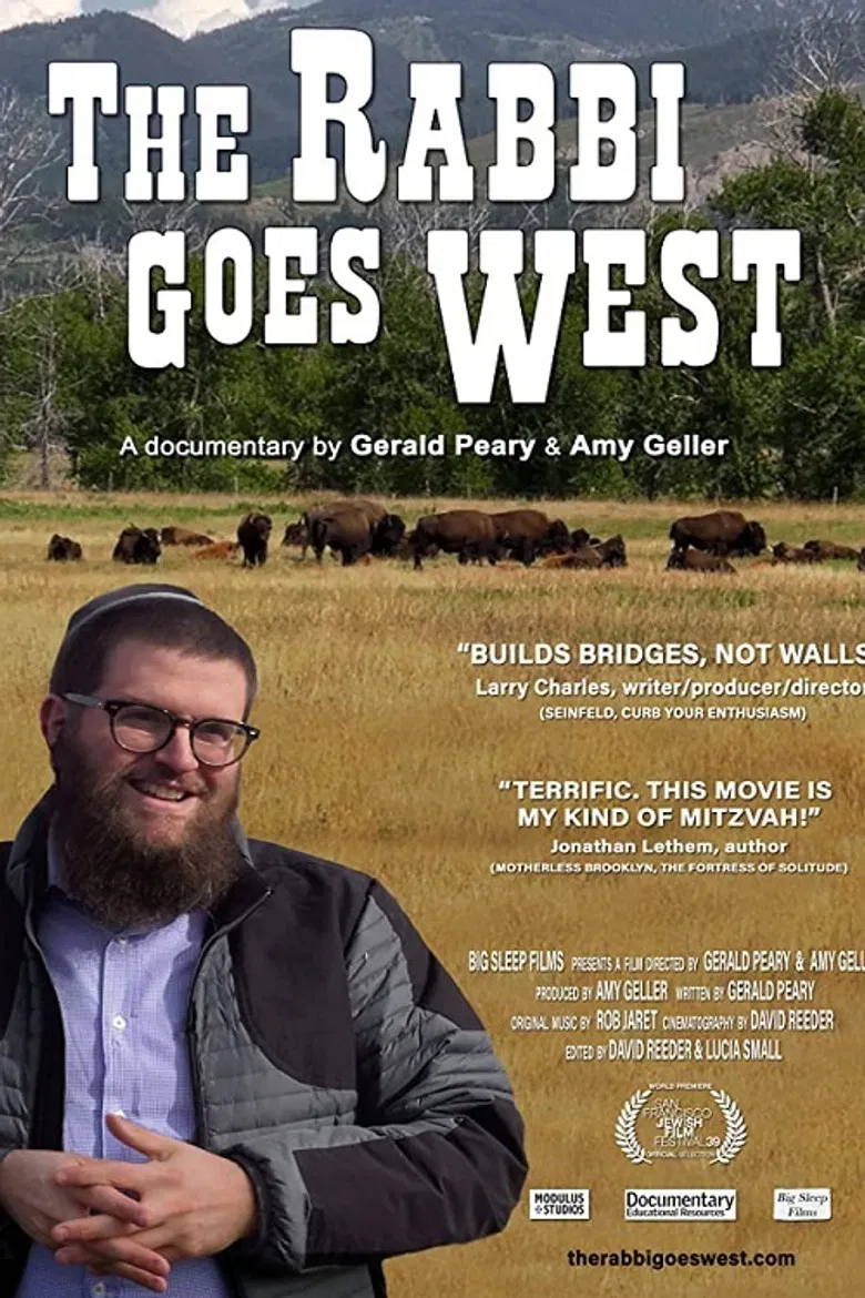 The Rabbi Goes West poster background