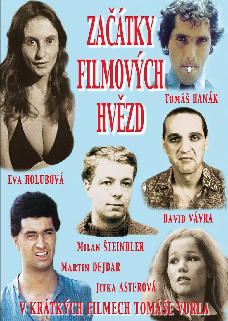 Začátky filmových hvězd poster background
